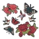 thumbnail image 1 of 8 Uds Parches De Tela Con Bordado De Flores Y Pájaros Adhesivos Para Ropa Apliques, 1 of 5