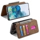 thumbnail image 2 of Funda Billetera Magnética para Samsung Galaxy S20 Plus Soporte Tarjetas Desmontable Marrón, 2 of 6