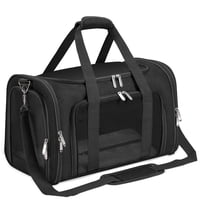 Transportín Para Mascotas Lehni, Plegable Por Lados Blandos, Para Gatos Grandes Y Perros Pequeños