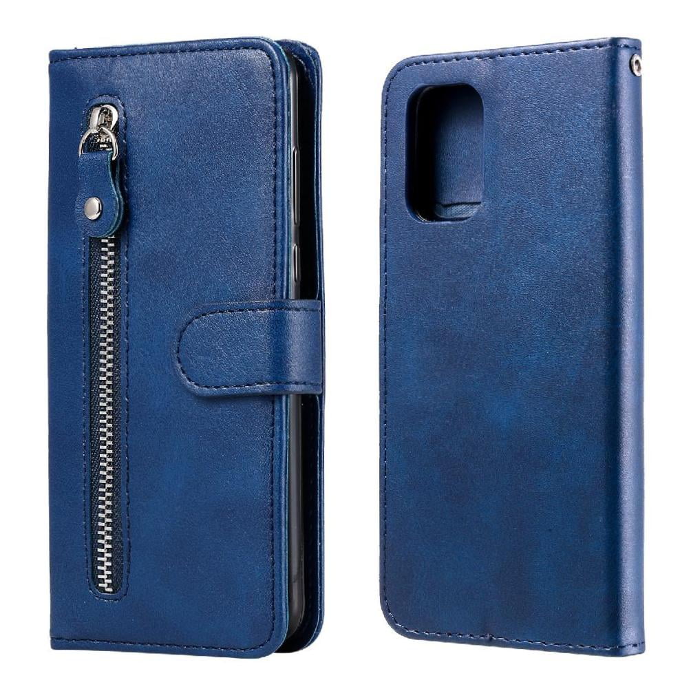 Gangxun - Funda Con Cremallera Para Xiaomi Redmi Note 10 5g, Carcasa Cartera De Cuero Pu Con Soporte Y Tarjetero