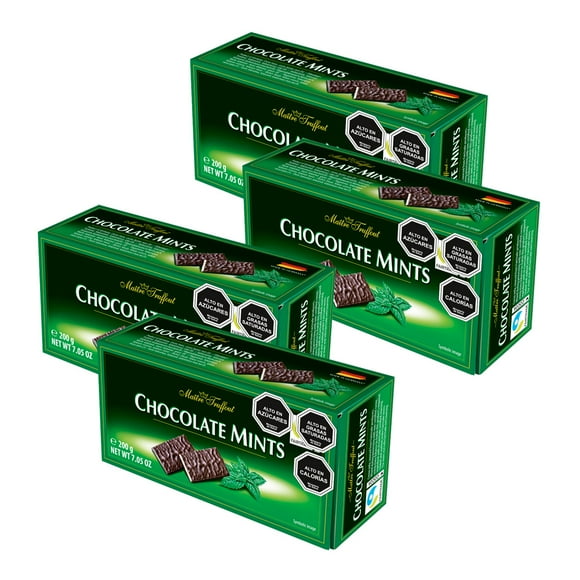 Pack Chocolate 4 Estuches mints 200g