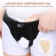 thumbnail image 4 of Cinturón Tenbon para hernia inguinal para hombres y mujeres - Negro, 4 of 8