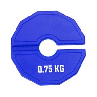 Ioensy - Suministros De Gimnasia De Micro Plate De Entrenamiento De Fuerza Para El Entrenamiento En Casa Y Gimnasio Kettlebell 0.75 Kg Azul
