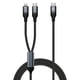 thumbnail image 1 of Cable de carga Nillkin 2 en 1 USB a Lightning y tipo C de 1,5 m, 1 of 9
