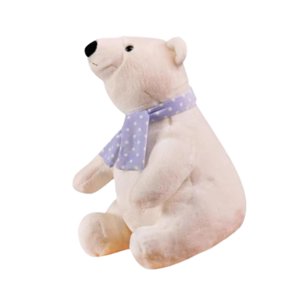 Magideal - Oso De Hielo De Peluche, Almohada De Peluche, Adorable Juguete De Peluche, Oso Polar Blanco, Animal De Peluche, Juguete De Peluche Para Decoración De Habitación De Aniversario 40 Centímetros