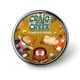 thumbnail image 1 of El mundo de Craig-Theme Round Button Badge: Premium Metal Construction, Ideal for High-End Events 2.8 cm, 1 of 6