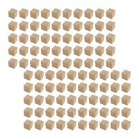 Bothyi - 100 Piezas De Bloques De Madera Para Pintar, Decorar Proyectos De Bricolaje, Manualidades