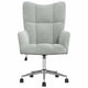 thumbnail image 5 of Silla Relax Casafoyer en Terciopelo Gris Claro con Altura Ajustable, 5 of 5