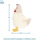 thumbnail image 4 of Juguete masticable interactivo Squeaky Dog Best Pet Supplies, pollo arrugado, 4 of 6