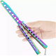 thumbnail image 1 of Cuchillo navaja mariposa para práctica y entrenamiento, 1 of 3