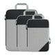 thumbnail image 4 of Juego De 3 Cubos De Embalaje Organizadores De Viaje Bolsas Organizadoras De Maletas Impermeables Negro, 4 of 5