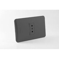 Rema - Enchufe Hembra Simple Embutido 10A Negro