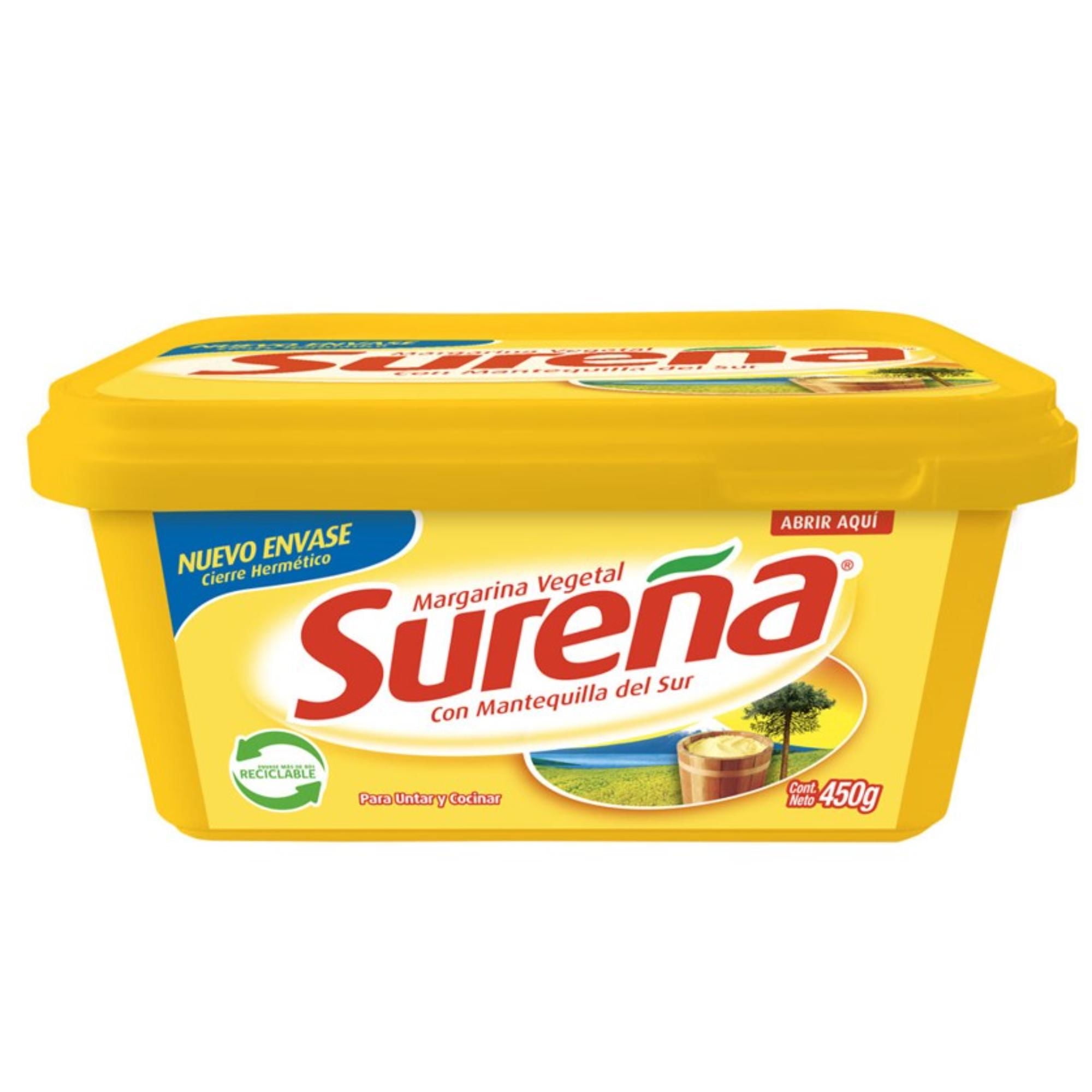 Margarina Con Mantequilla Tradicional 450 g Sureña