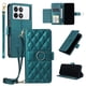 thumbnail image 5 of Funda tipo billetera FOXDOCK para Xiaomi POCO X6 pro 5G – Tapa abatible con correa para mujer, 5 of 5