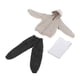 thumbnail image 3 of Figura De Hombre A Escala 1:12, Ropa De Moda Para Figuras De Acción Masculinas De 6 Pulgadas, Disfraz Negro, 3 of 5