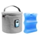 thumbnail image 2 of Bolsa Enfriadora De Leche Con Bolsa De Hielo Con Indicador De Temperatura Para Acampar, Picnic, Gris, 2 of 5