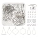 thumbnail image 4 of Kit De Fabricación De Aretes De 196 Piezas Parte Posterior De Aretes De Goma Transparente Para La Fabricación De Joyas, 4 of 5