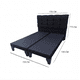 thumbnail image 2 of Cama Dos Plazas Con Respaldo y bases divididas de 150 X 190cm Tapizada en Lino Negro, 2 of 6