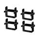 thumbnail image 5 of Kit De 4 Abrazaderas De Ballesta De 2,5 Pulgadas Para Control De Par Del Eje Del Remolque, Esquí, Barco, Color Negro, 5 of 5