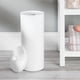 thumbnail image 2 of Portarrollos de papel higiénico InterDesign The Kent Collection, color blanco, 2 of 2