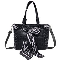 Downupdown - Bolsos De Piel Con Estampado De Calaveras Para Mujer
