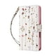 thumbnail image 2 of FOXDOCK Funda Tipo Cartera Floral para Samsung Galaxy S23 Ultra ,Funda con Tapa de Cuero PU, Protección Antigolpes con Ranuras para Tarjetas y Soporte, 2 of 5