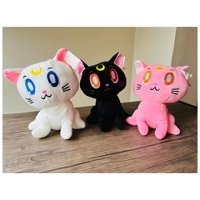 Total Upgrate - Juguete Pack 3 Peluches Sailor Moon 30Cm Luna Artemis Diana