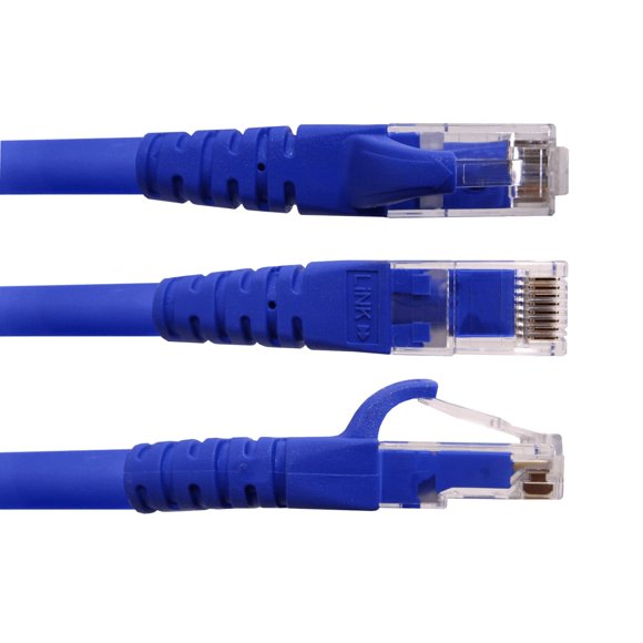 CP6A-05-4 LINKMADE 4 unidades 50cm CAT6 Azul LSZH Cable de parcheo inyectado 4x0,5 metros