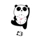 thumbnail image 1 of Reloj De Pared Con Péndulo De Panda, Reloj Silencioso Con Forma De Animal Para Cocina, Comedor, Interior, Estilo B, 1 of 3