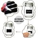 thumbnail image 3 of Xiao Hua Juego de 40 Piezas de Stickers de Etiqueta de Pizarra Impermeable Etiqueta para Frascos Pegar y Quitar para Frascos Mason Botellas de Vidrio Despensa Sala de Manualidades (1.93 L x 1.34 W, 3 of 4