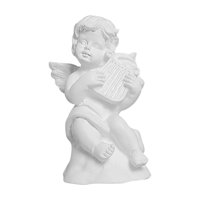 Magideal - Estatua De Ángel Pequeño, Figura De Querubín, Regalo De Inauguración De La Casa, Mini Escultura, Decoración De Mesa Para Estantería, Entrada De Hotel, 34X34X6Cm