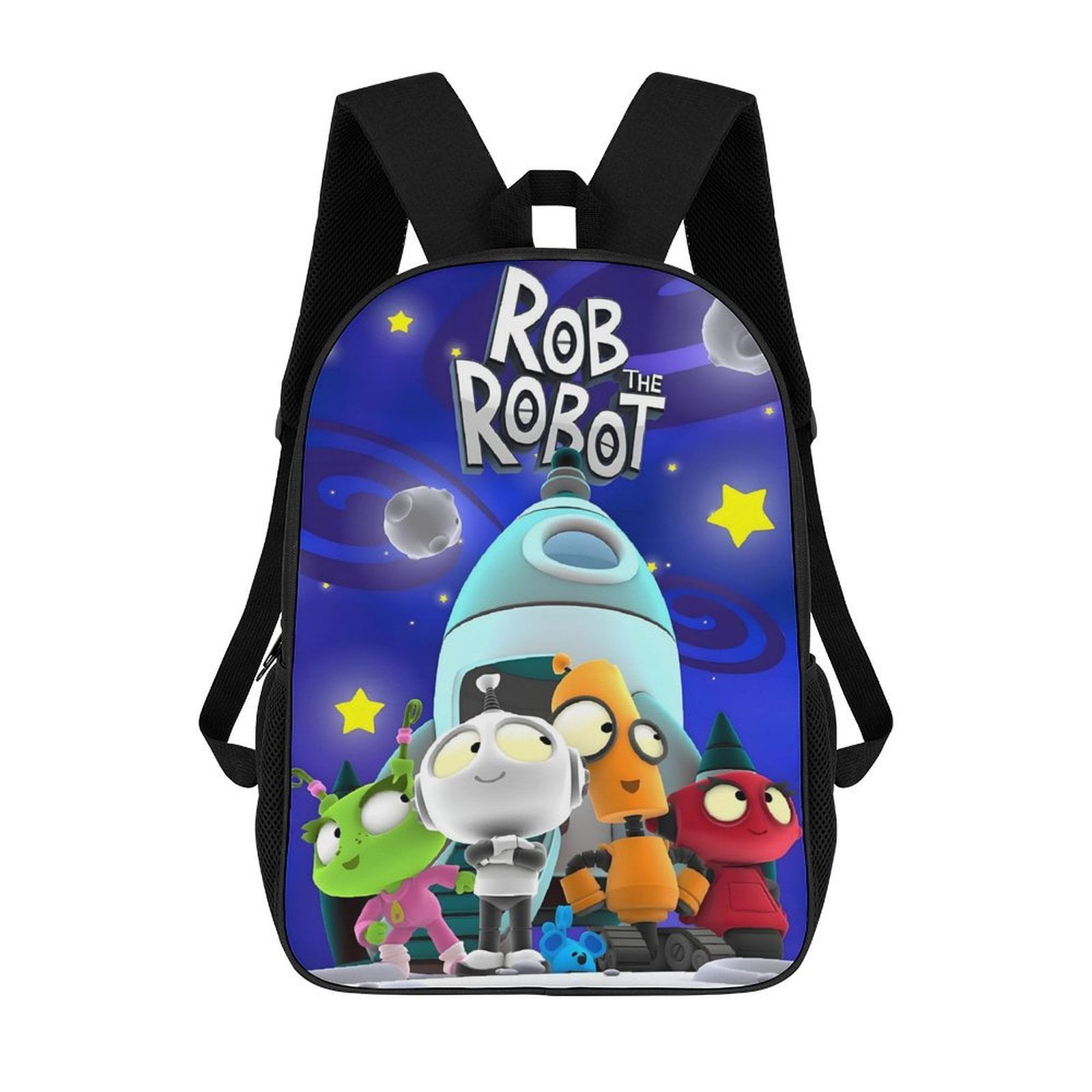 Rob el Robot-theme Backpack, Campus style schoolbag Bookbag with