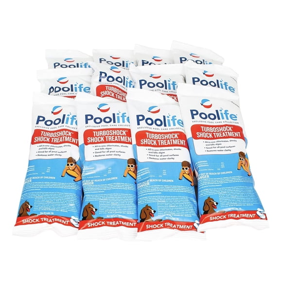 POOLIFE Turbo Shock 78% hipoclorito de calcio 12 x 1 lb