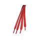 thumbnail image 2 of INSPIRE CHIC Cordones planos unisex de algodón encerado de 0.7 cm, cordones de repuesto para botas, zapatos de vestir, zapatillas, 2 pares, rojo, 100 cm / 39.37", 2 of 4