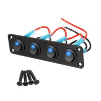 Magideal - Panel De Interruptores Basculantes Para Vehículos Marinos Multiusos, Modificación De Automóviles, Interruptor De Encendido Y Apagado Para Yates, Vehíc D