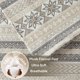 thumbnail image 3 of Juego de sábanas Sleep Philosophy True North Flannel Cotton King, 3 of 7