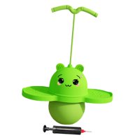 Magideal - Pogo Ball Con Mango Pogo Jump Con Bomba, Regalos Divertidos, Palo Pogo Para Ejercicio, Pelota Que Rebota Para Niños Y Niñas, Juguetes Deportivos Para Verde