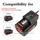 thumbnail image 2 of Para Negro y Decker 36V/40V Cargador de Baterías Li-ion LBXR36 LBXR2036 LBX2040 Herramienta Eléctrica Inalámbrica LSW36 LST136 Carga de Batería 1A, 2 of 12
