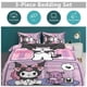 thumbnail image 2 of Kuromi 3 Pieces Anime Merch Comforter Set 1 Quilt Cover 2 Pillowcases 3D Printed Cute Comfortable Bed Set Cover Merchandise Gifts for Boys Girls Adults, 2 of 5