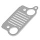 thumbnail image 1 of rejilla de llavero de acero inoxidable para llavero jeep jk tj yj xj plateado, 1 of 3