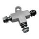 thumbnail image 1 of Línea de aceite de freno hidráulico Motocicleta M10 Conector de 3 vías motocicleta Freen Tee accesorios de manguera de 10 mm Conector de manguera de, 1 of 5
