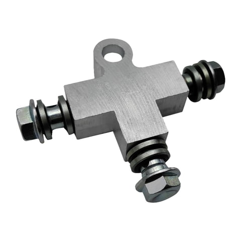 Magideal - Línea De Aceite De Freno Hidráulico Motocicleta M10 Conector De 3 Vías Motocicleta Freen Tee Accesorios De Manguera De 10 Mm Conector De Manguera De