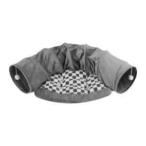 Ioensy - Alfombra Túnel Para Gatos, Túnel De Juego Y Ejercicio Para Gatos De Interior, Animales Pequeños, Conejos