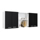 thumbnail image 3 of Mueble de Cocina Mural 1.5 Vidrio Blanco y Wengue, 3 of 8
