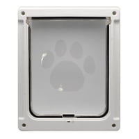 Magideal - Puertas Duraderas Para Perros Y , Solapa Inconfundible, De Instalar, Puerta Con Solapa Para Mascotas Con Bloqueo De 2 Vías Para Interior, Exterior, , 35X29Cm