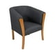 thumbnail image 2 of Sitial Esmeralda Lino Gris Oscuro, 2 of 3