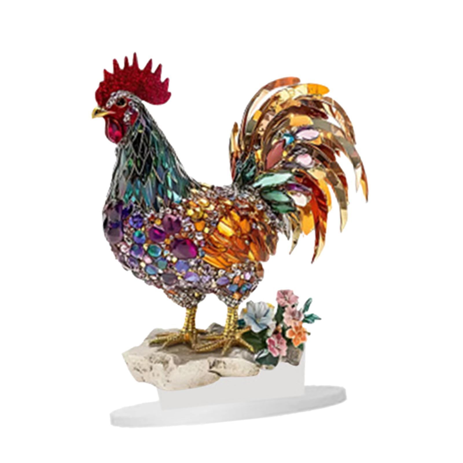 Bothyi - Decoración De Pollo Acrílico, Letrero Plano 2d, Exhibición De Escritorio Para Estante, Hogar, Restaurante