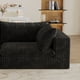 thumbnail image 1 of Cloud Sofa,Corduroy Fabric,Deep Seat Couches,Double-layer design,Removable Cushion,No Assembly, DIY Combination for Living room, Bedroom,Conference room ,Apartment,Black, 1 of 3