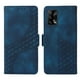 thumbnail image 1 of Carcasa FOXDOCK OPPO Reno 6 Lite de cuero PU, diseño acolchado clásico, protección contra caídas y rayones, 1 of 5