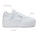 thumbnail image 2 of Zapatillas Reebok Club C Extra Platform para mujer blancas, talla 5-11, 2 of 6